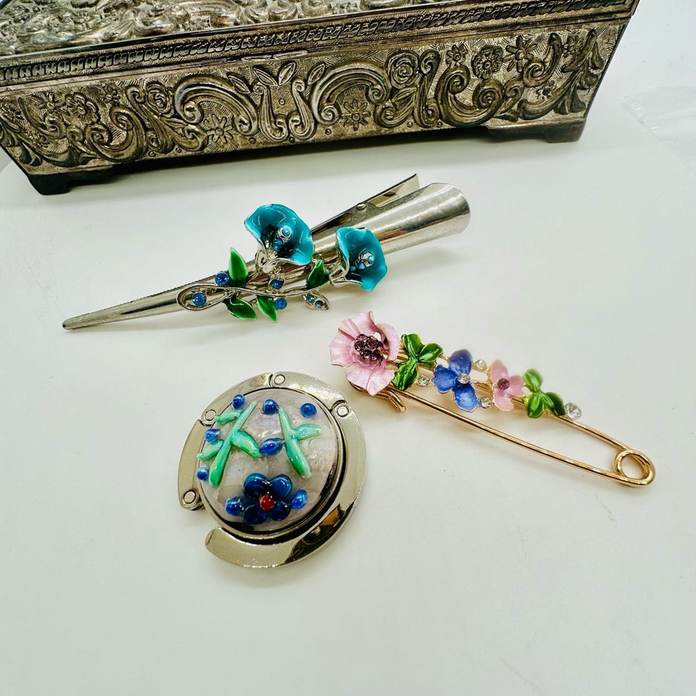 Colorful Rhinestone Accessories Lot